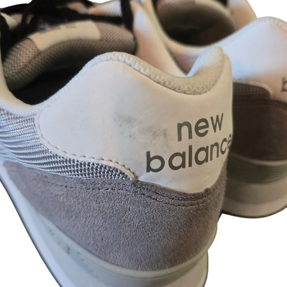 New Balance 515 ML515AGG Gray Black Retro Running Sneakers Men's‎ 10.5